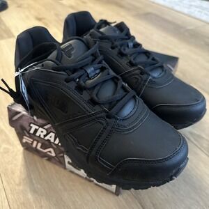 Fila Training Tennis Shoe Black‎ Talon 3 Men's Wide 4E Size 10.5 U.S. NEW